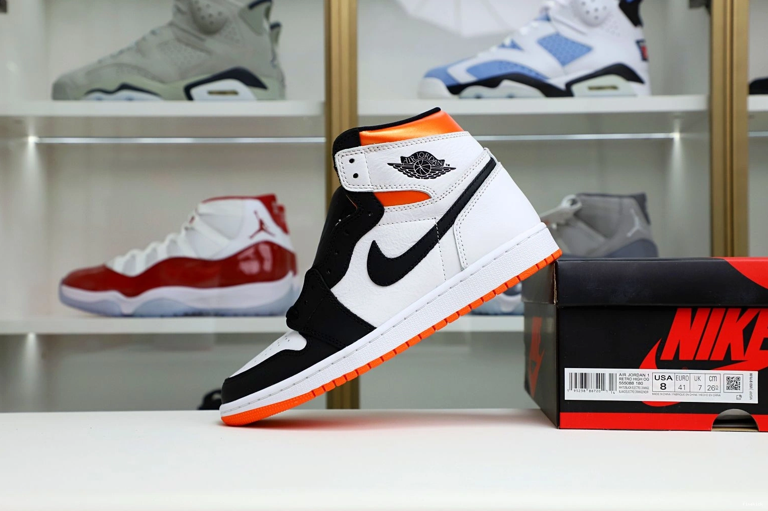 Air OG Electro Orange' Retro 1 Jordan High 1108